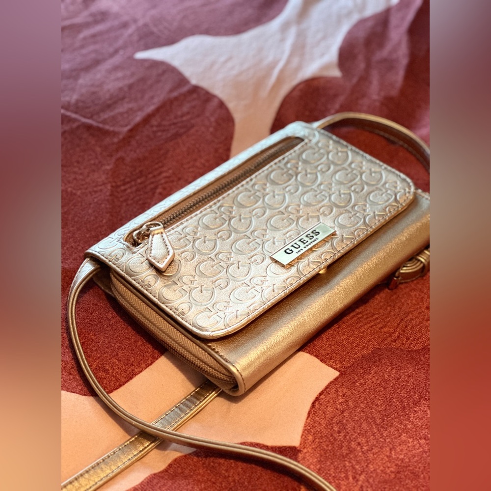 Guess Rose Gold Mini Purse